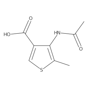 4-Acetamido-5-methylthiophene-3-carboxylic acid结构式