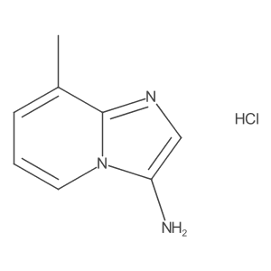 8-Methylimidazo[1,2-a]pyridin-3-amine hydrochloride结构式