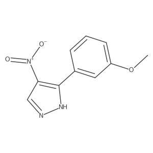 3-(3-Methoxyphenyl)-4-nitro-1H-pyrazole Structure