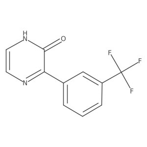 3-[3-(Trifluoromethyl)phenyl]pyrazin-2(1H)-one Structure
