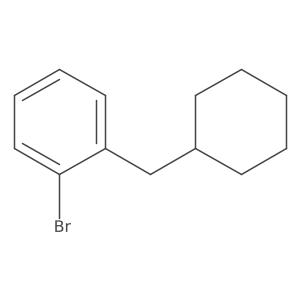 1-Bromo-2-(cyclohexylmethyl)benzene结构式