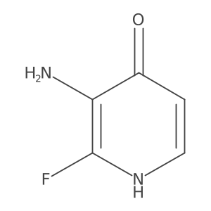 3-Amino-2-fluoropyridin-4-ol结构式