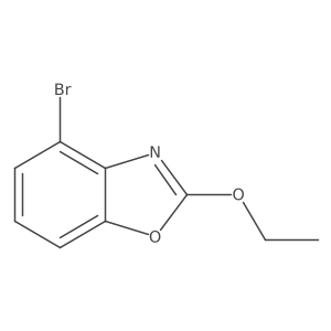 4-Bromo-2-ethoxybenzo[d]oxazole结构式