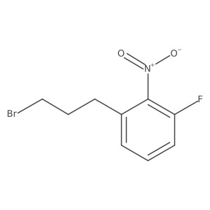1-(3-Bromopropyl)-3-fluoro-2-nitrobenzene结构式