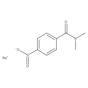 Sodium 4-(dimethylcarbamoyl)benzene-1-sulfinate结构式