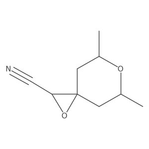 5,7-Dimethyl-1,6-dioxaspiro[2.5]octane-2-carbonitrile结构式