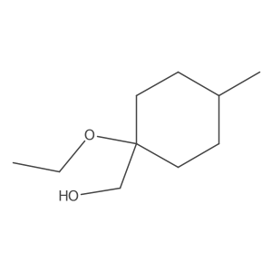 (1-Ethoxy-4-methylcyclohexyl)methanol结构式