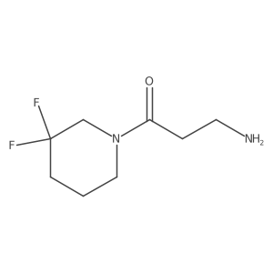 3-Amino-1-(3,3-difluoropiperidin-1-yl)propan-1-one Structure