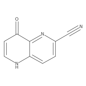 5,8-Dihydro-8-oxo-1,5-naphthyridine-2-carbonitrile结构式