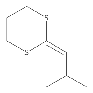 2-(2-Methylpropylidene)-1,3-dithiane Structure