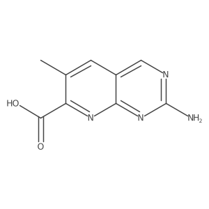 2-Amino-6-methylpyrido[2,3-d]pyrimidine-7-carboxylic acid Structure