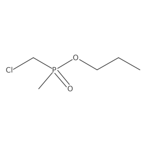 Propyl (chloromethyl)(methyl)phosphinate结构式
