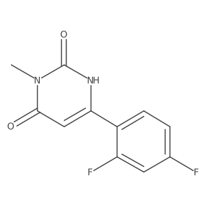 6-(2,4-Difluorophenyl)-3-methyl-1,2,3,4-tetrahydropyrimidine-2,4-dione Structure