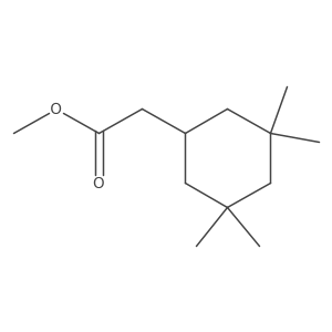 Methyl 2-(3,3,5,5-tetramethylcyclohexyl)acetate结构式