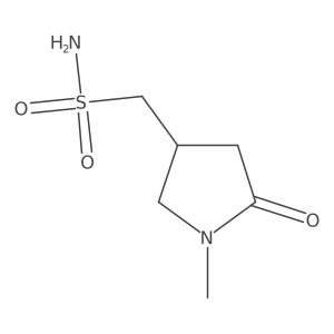 (1-Methyl-5-oxopyrrolidin-3-yl)methanesulfonamide结构式