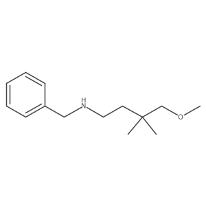Benzyl(4-methoxy-3,3-dimethylbutyl)amine Structure