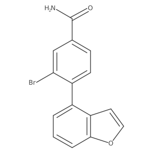 4-(1-Benzofuran-4-yl)-3-bromobenzamide Structure