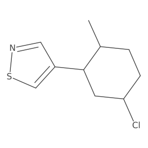 4-(5-Chloro-2-methylcyclohexyl)-1,2-thiazole Structure