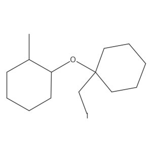 1-{[1-(Iodomethyl)cyclohexyl]oxy}-2-methylcyclohexane结构式