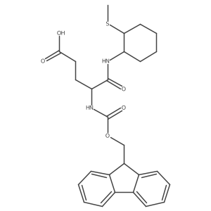 4-({[(9H-fluoren-9-yl)methoxy]carbonyl}amino)-4-{[2-(methylsulfanyl)cyclohexyl]carbamoyl}butanoic acid结构式