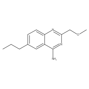 2-(Methoxymethyl)-6-propylquinazolin-4-amine结构式