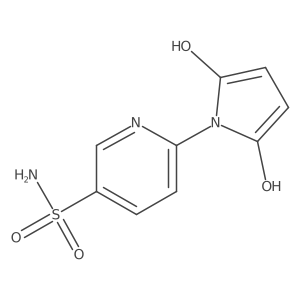 6-(2,5-Dihydroxypyrrol-1-yl)pyridine-3-sulfonamide Structure