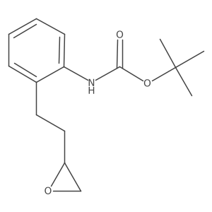 tert-butyl N-{2-[2-(oxiran-2-yl)ethyl]phenyl}carbamate结构式