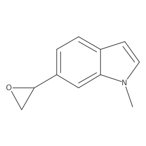 1-methyl-6-[(2S)-oxiran-2-yl]-1H-indole结构式
