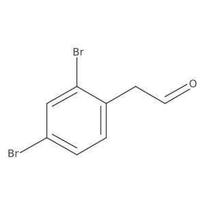 2-(2,4-Dibromophenyl)acetaldehyde Structure