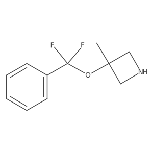 3-[Difluoro(phenyl)methoxy]-3-methylazetidine Structure