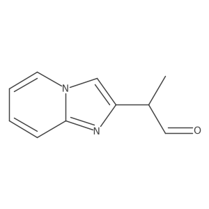 2-{Imidazo[1,2-a]pyridin-2-yl}propanal Structure
