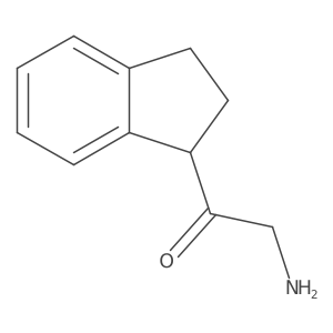 2-amino-1-(2,3-dihydro-1H-inden-1-yl)ethan-1-one Structure