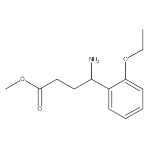 Methyl 4-amino-4-(2-ethoxyphenyl)butanoate Structure