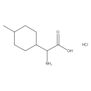(S)-2-Amino-2-(4-methylcyclohexyl)acetic acid hydrochloride Structure