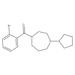 1-(2-Bromobenzoyl)-4-(thiolan-3-yl)-1,4-diazepane结构式