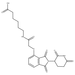 Thalidomide-O-acetamido-C5-acid结构式