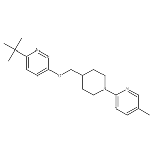 2-(4-{[(6-Tert-butylpyridazin-3-yl)oxy]methyl}piperidin-1-yl)-5-methylpyrimidine Structure