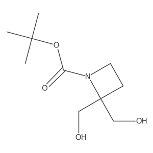 Tert-butyl 2,2-bis(hydroxymethyl)azetidine-1-carboxylate Structure