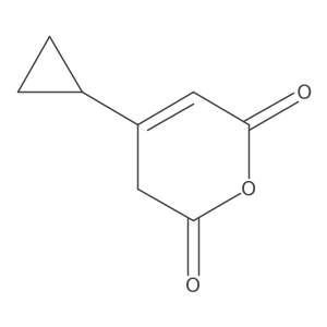 4-cyclopropyl-3,6-dihydro-2H-pyran-2,6-dione Structure
