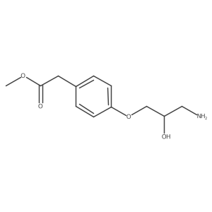 Methyl 2-[4-(3-amino-2-hydroxypropoxy)phenyl]acetate Structure