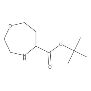 Tert-butyl 1,4-oxazepane-5-carboxylate结构式