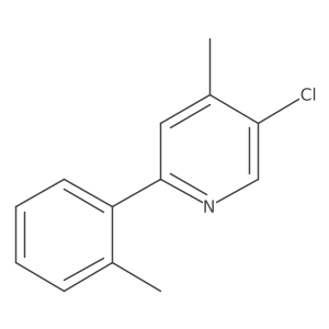 5-Chloro-4-methyl-2-(o-tolyl)pyridine结构式