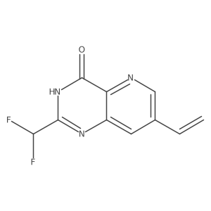 2-(Difluoromethyl)-7-vinylpyrido[3,2-d]pyrimidin-4(1H)-one结构式