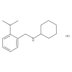 2-[(cyclohexylamino)methyl]-N,N-dimethylaniline;hydrochloride结构式