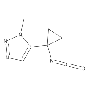 5-(1-isocyanatocyclopropyl)-1-methyl-1H-1,2,3-triazole Structure