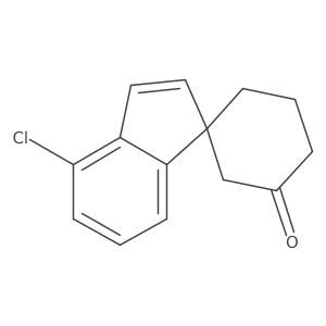 4'-Chlorospiro[cyclohexane-1,1'-inden]-3-one结构式