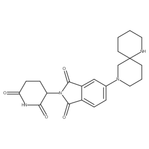 5-{1,8-diazaspiro[5.5]undecan-8-yl}-2-(2,6-dioxopiperidin-3-yl)-2,3-dihydro-1H-isoindole-1,3-dione Structure