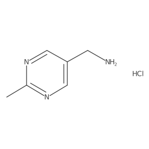 (2-Methylpyrimidin-5-yl)methanamine hydrochloride Structure