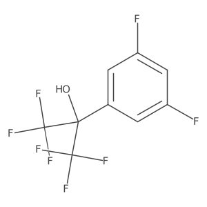 1,3-Difluoro-5-(hexafluoro-2-hydroxyprop-2-yl)benzene Structure