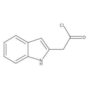 1H-Indole-2-acetyl chloride结构式
